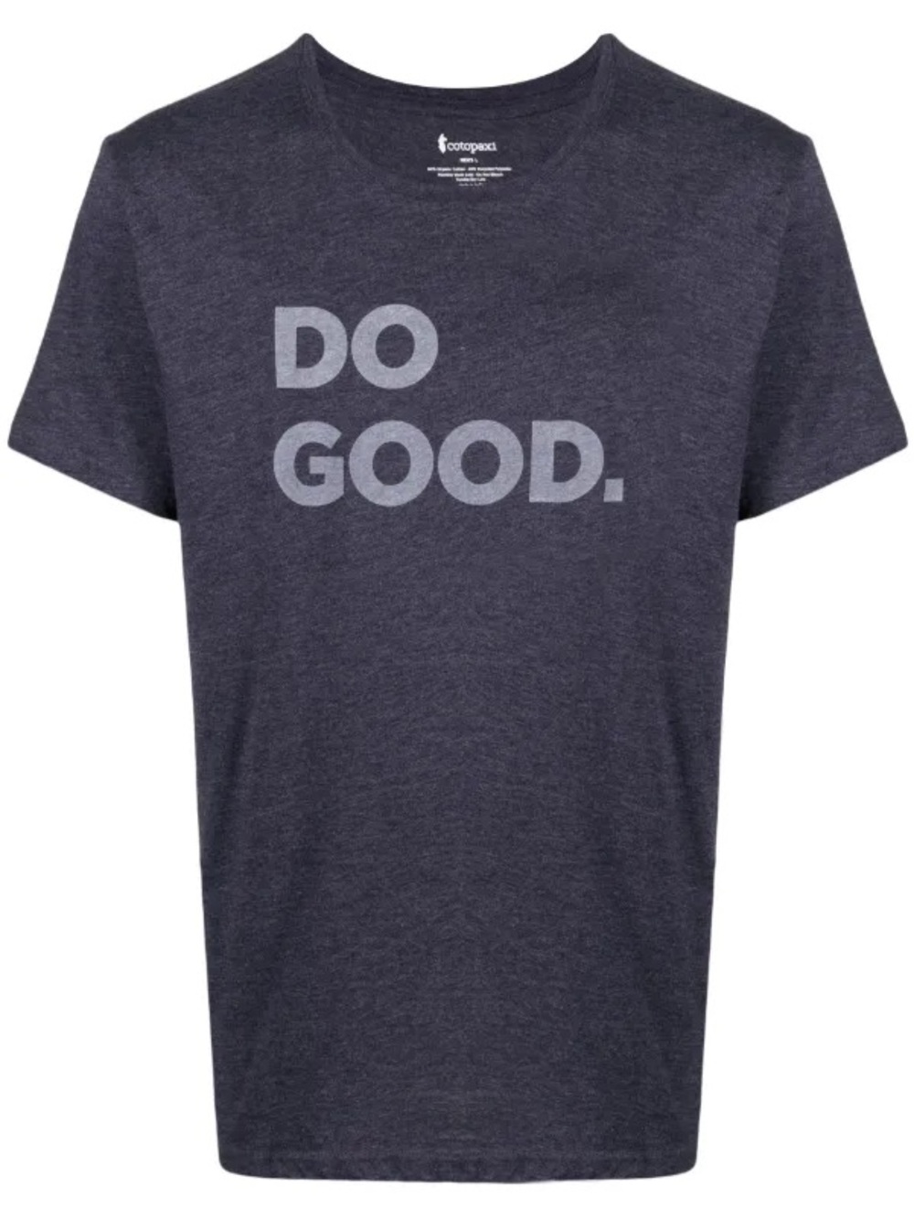 NWT cotopaxi Women’s Navy Blue 'DO GOOD” Short Sleeve Tee